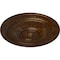 Ekena Millwork Small Classic Ceiling Medallion (Fits Canopies up to 10"), 40 1/4"OD x 3 1/8"P, Root Beer Crackle CM40CLRBC - alternate 4